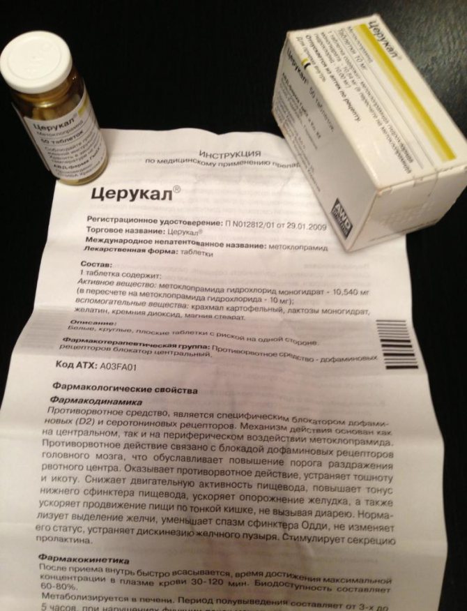 церукал инструкция