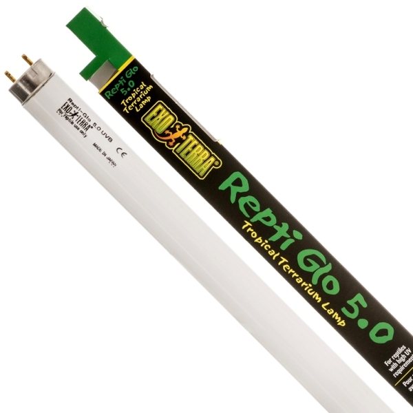 Лампа Repti Glo 5.0 для ультрафиолетового облучения.