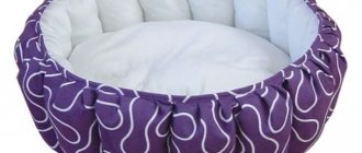 Лежак для кошки своими руками