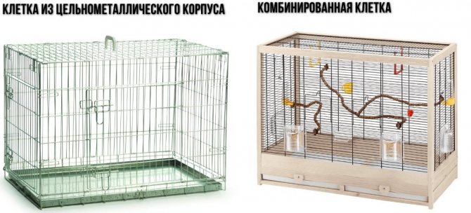 Модели клеток для попугая