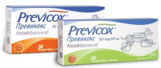 Превикокс для собак инструкция