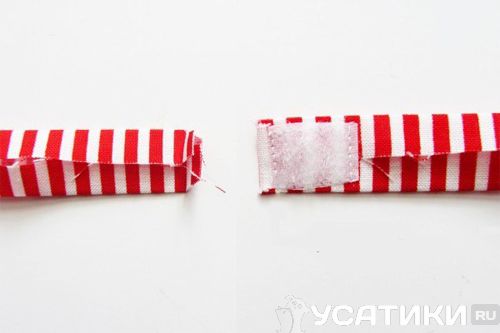 Закрепление липучки
